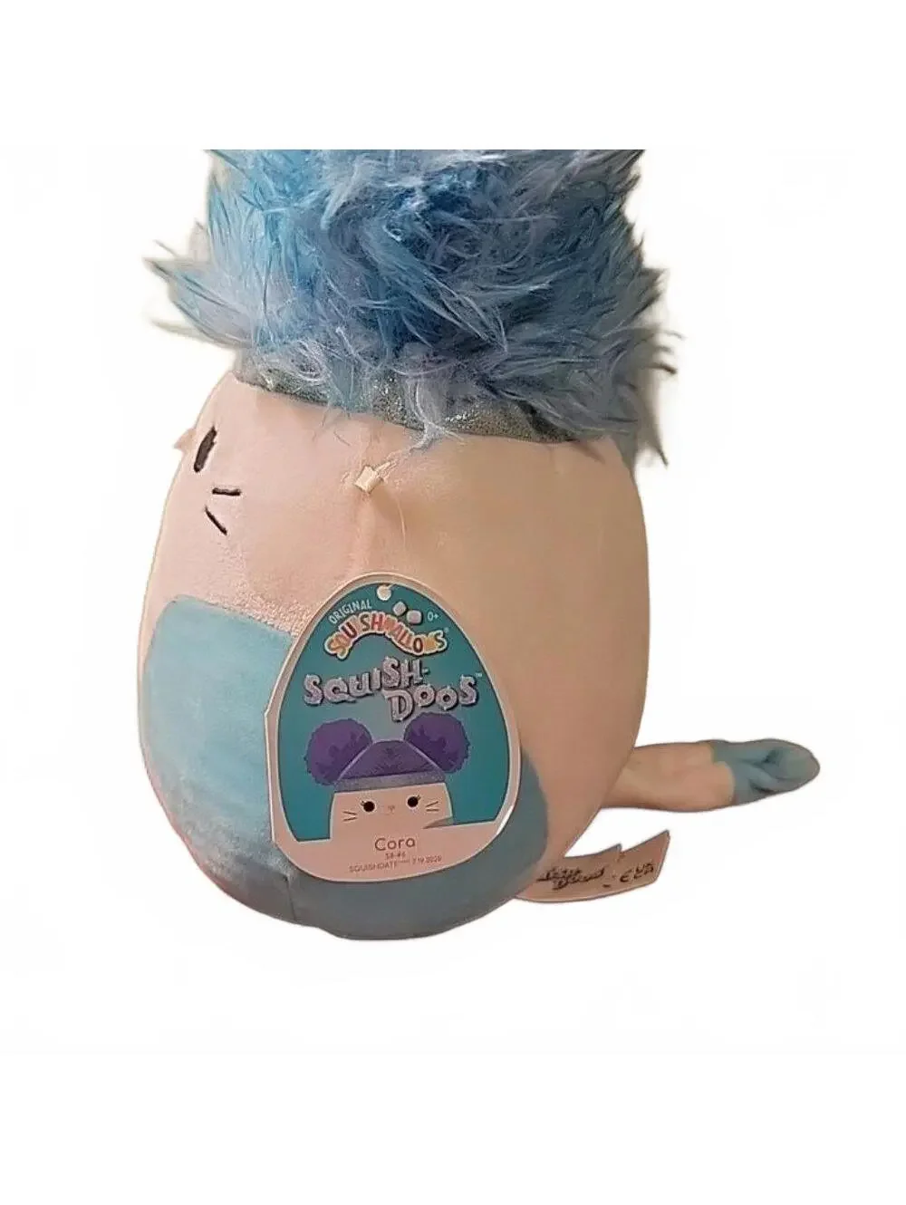 Squishmallows Cora the Cat Squish-Doos 8 in Plush w Hair Kelly Toys New w Tag